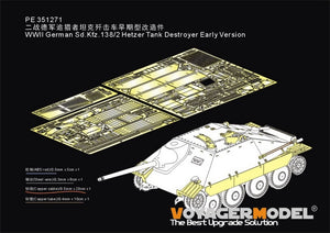 Voyager modèle PE351271 WWII allemand Sd.Kfz.138/2 Hetzer chasseur de chars première Version pour TAKOM 1/35