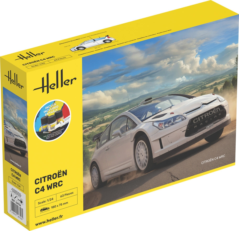Heller 56756 Kit de démarrage - Citroën C4 WRC 1/24