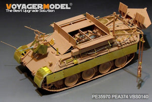 Modèle Voyager PE35970 Bergepanther Ausf.A allemand de la Seconde Guerre mondiale (type tardif, porte-outils Panther G) Base pour MENG SS-015 1/35 – image 7