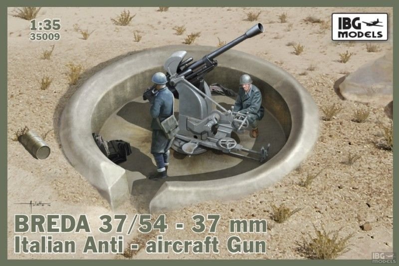Canon anti-aérien IBG 35009 Breda 37/54 (1/35)