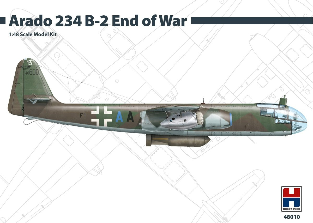 Hobby 2000 48010 Arado 234 B-2 Fin de guerre 1/48