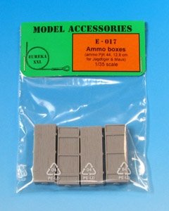 Eureka XXL E-017 Wooden Ammo Boxes for 12.8 cm Pak 44/Kw.K. 1/35