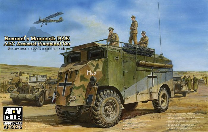 AFV Club 35235 Rommels Mammoth DAK Voiture de commandement blindée