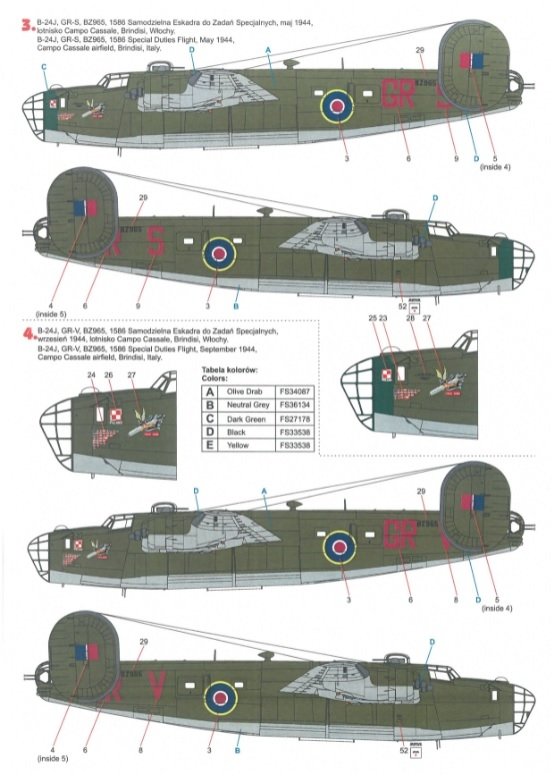 Techmod 48823 B-24 Liberator 1/48 – image 3