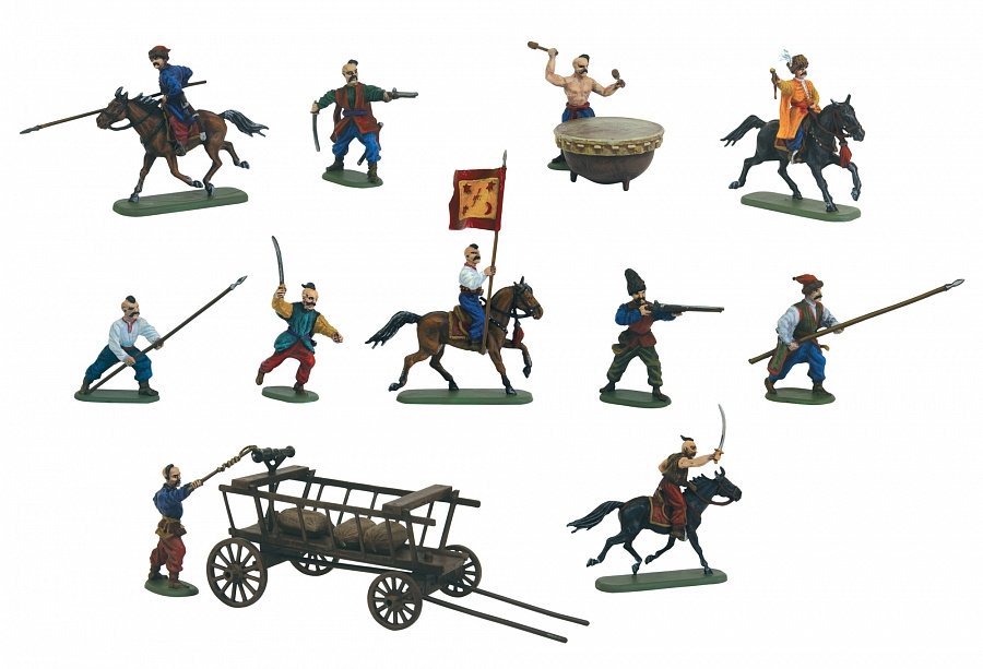 Zvezda 8064 Zaporozhian Cossacks XVI-XVIII AD 1/72 – image 3