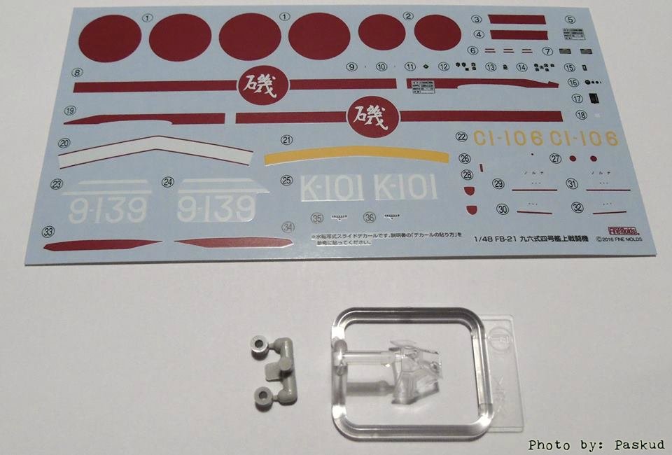 Moules Fins FB21 IJN A5M4 Type 96 Claude 1/48 – immagine 5