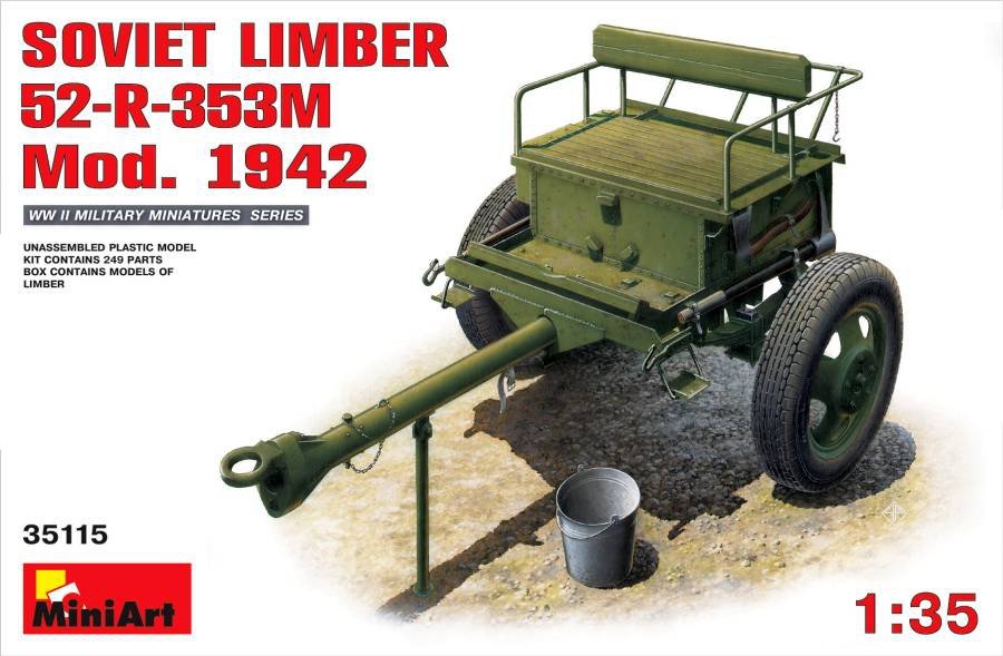 MiniArt 35115 Limber soviétique 52-R-353M Mod.1942 (1/35)