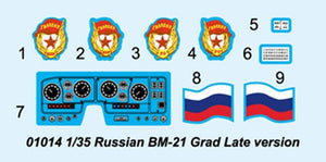 Trumpeter 01014 BM-21 Grad russe, version tardive (1/35) – image 4