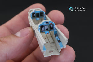 Intérieur coloré imprimé en 3D sur papier décalcomanie pour le Yak-130 de Quinta Studio QD48157 (pour kit KittyHawk) à l&amp;#39;échelle 1/48 – Bild 11
