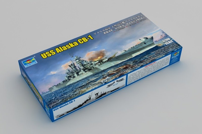 Trumpeter 06738 USS Grand croiseur Alaska 1/700 – image 2
