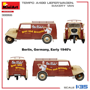 MiniArt 38066 TEMPO A400 LIEFERWAGEN. FOURgon BOULANGERIE 1/35 – image 5