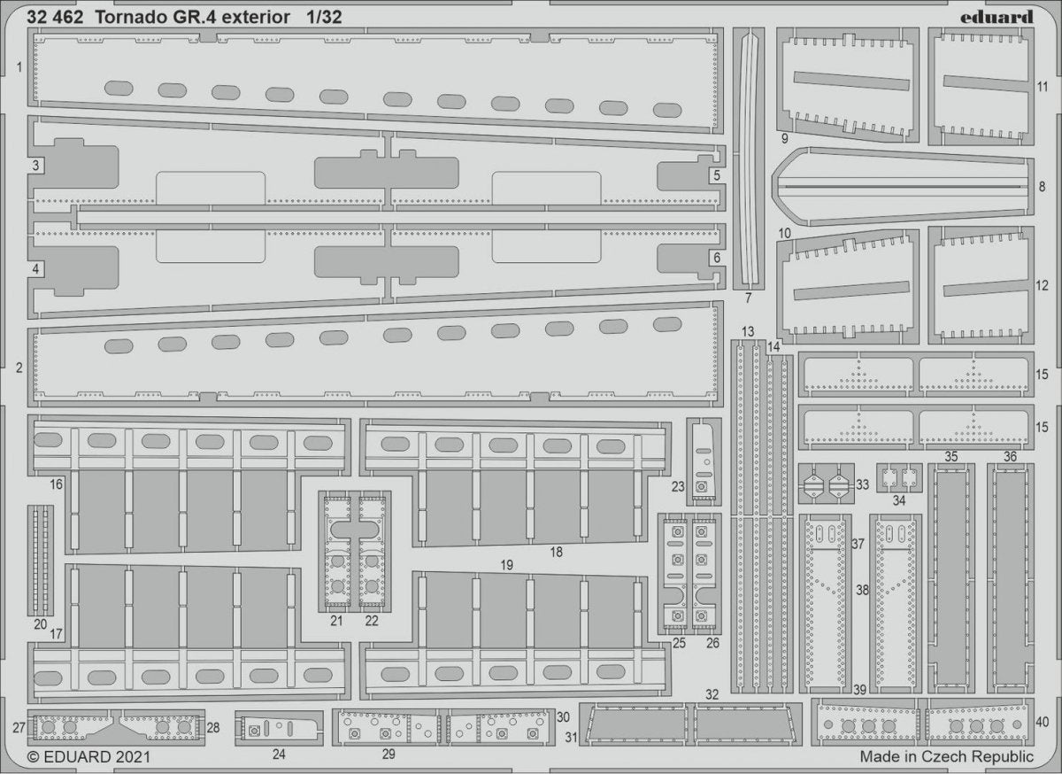 Eduard 32462 Tornado GR.4 extérieur pour Italeri 1/32