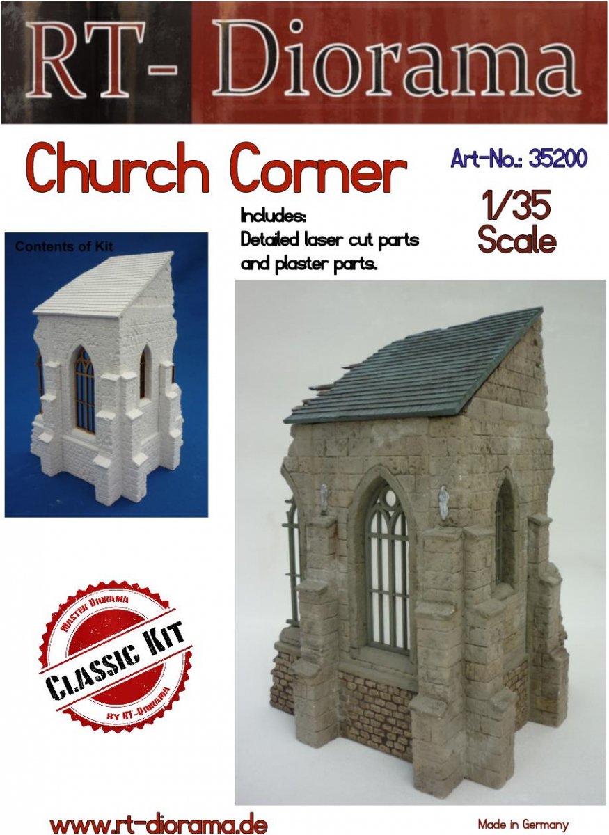 RT-Diorama 35200 Coin d&amp;#39;église 1/35