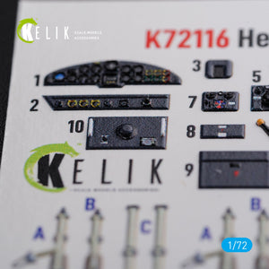 Décalcomanies 3D intérieures KELIK K72116 He-111 H6 pour maquette Airfix au 1/72 – immagine 8