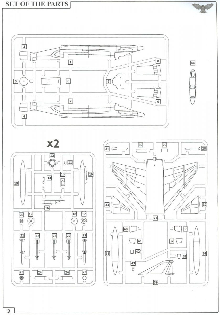 Sova 14001 F4J Phantom II 1/144 – zdjęcie 3