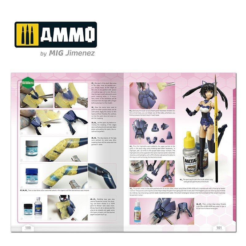 AMMO par Mig Jimenez 6113 Comment monter des maquettes KOTOBUKIYA (en anglais) – image 7