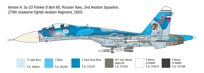 Italeri 0197 SU-33D Flanker-D 1/72 – image 10