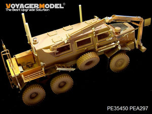 Maquette Voyager PE35450, véhicule blindé de transport de troupes américain moderne Buffalo 6x6 MPCV (production 2004-2006) pour Bronco 35100, échelle 1/35  – image 5