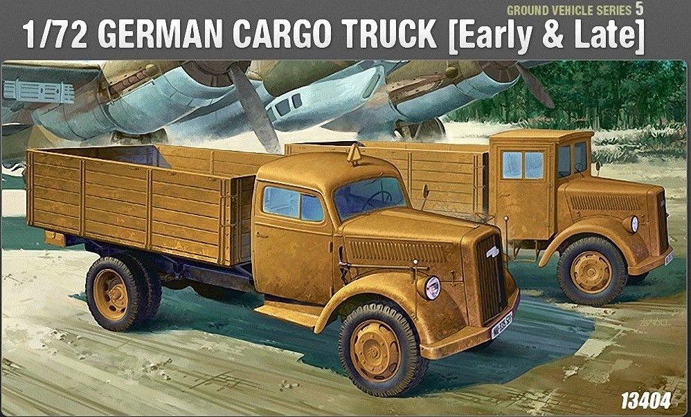 Camion cargo allemand Academy 13404 [Première et dernière version] (1/72)