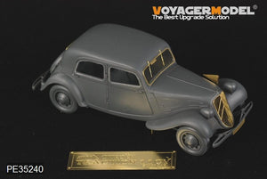 Voiture d&amp;#39;état-major Citroën Traction 11CV de la Seconde Guerre mondiale, modèle Voyager PE35240, pour Tamiya 35301, échelle 1/35 – Bild 4