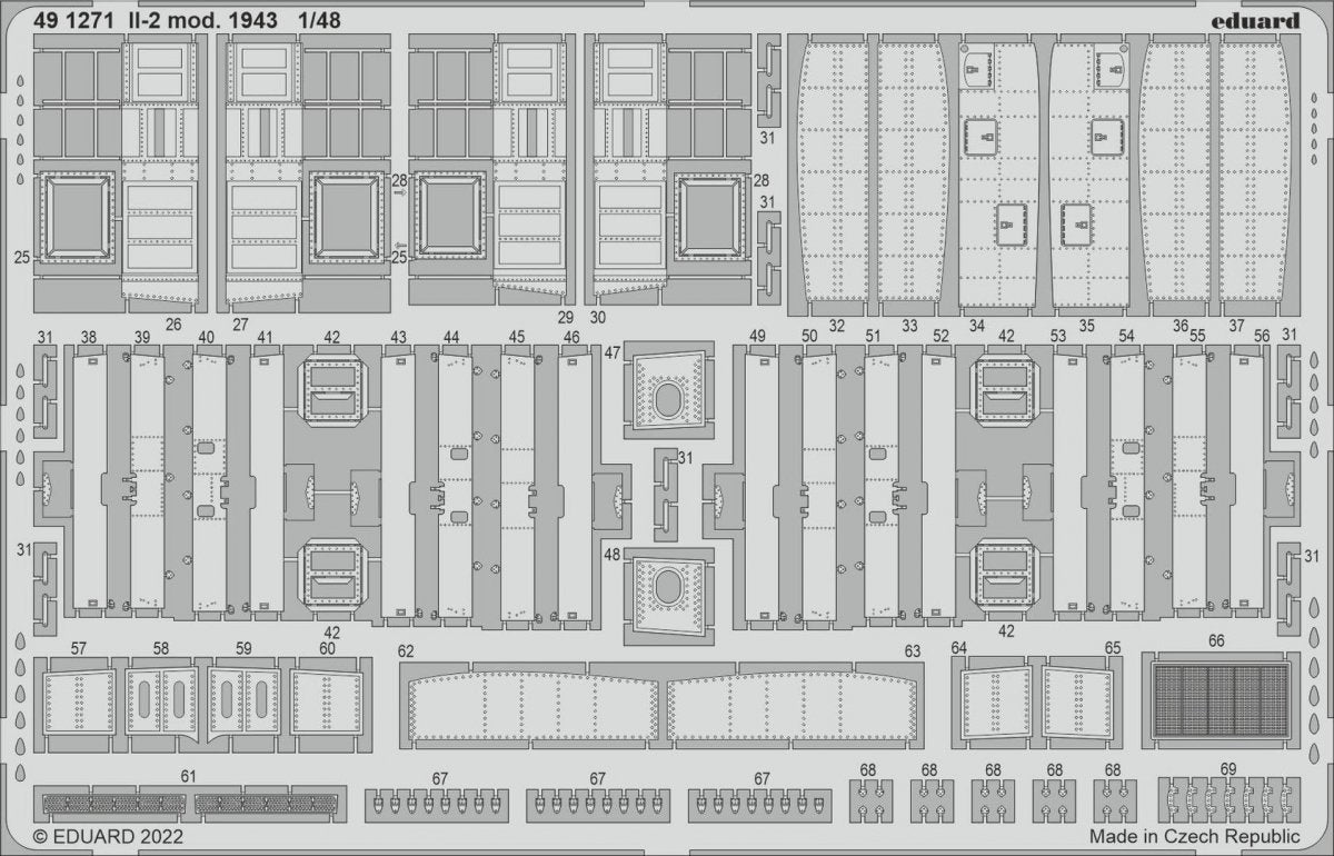 Edouard 491271 Il-2 mod. 1943 ZVEZDA 1/48 – immagine 2
