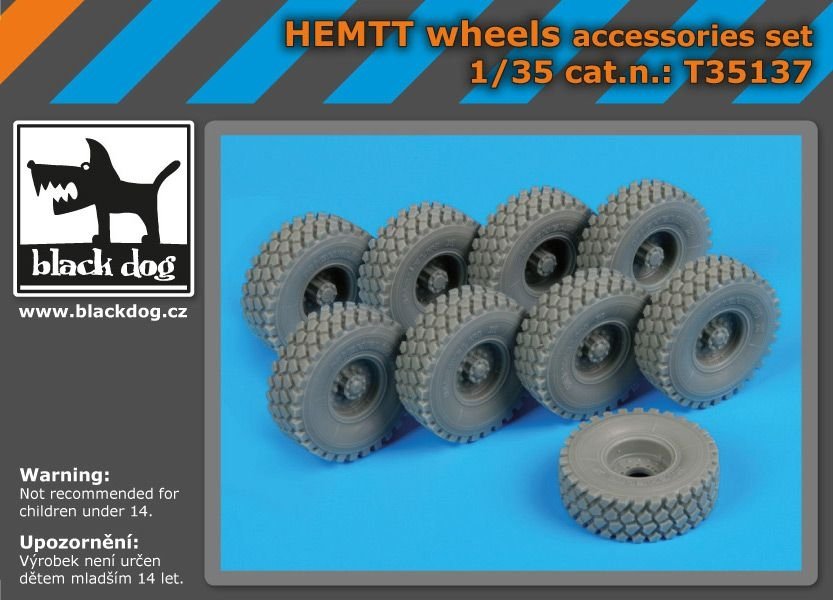 Roues Black Dog T35137 Hemtt 1/35