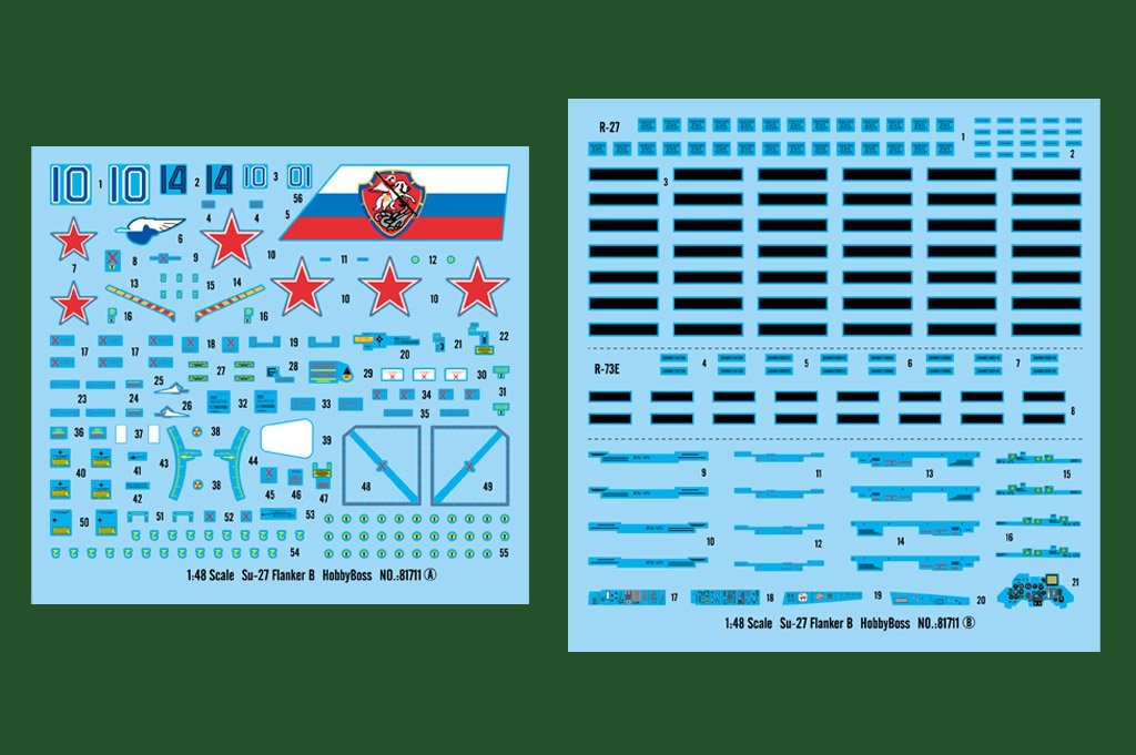 Hobby Boss 81711 Su-27 Flanker B 1/48  – Bild 4