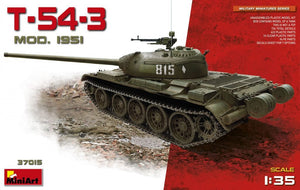 MiniArt 37015 T-54-3 CHAR MOYEN SOVIÉTIQUE. Modèle 1951 1/35
