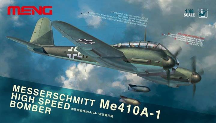 Meng LS-003 MESSERSCHMITT Me410A-1 BOMBARDIER À HAUTE VITESSE (1/48)