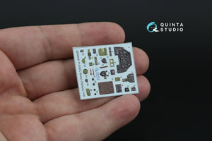 Intérieur coloré imprimé en 3D sur papier décalcomanie Quinta Studio QD48481 P-51B/C (Première version) (Tamiya) 1/48 – image 7