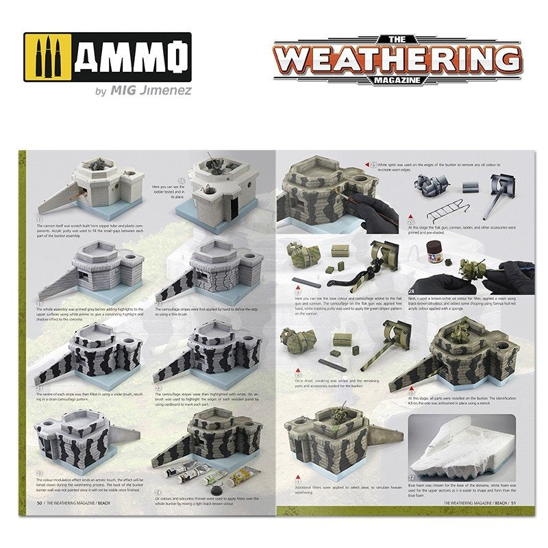 AMMO de Mig Jimenez 4530 Le magazine Weathering Numéro 31 : PLAGE (Anglais)  – image 6