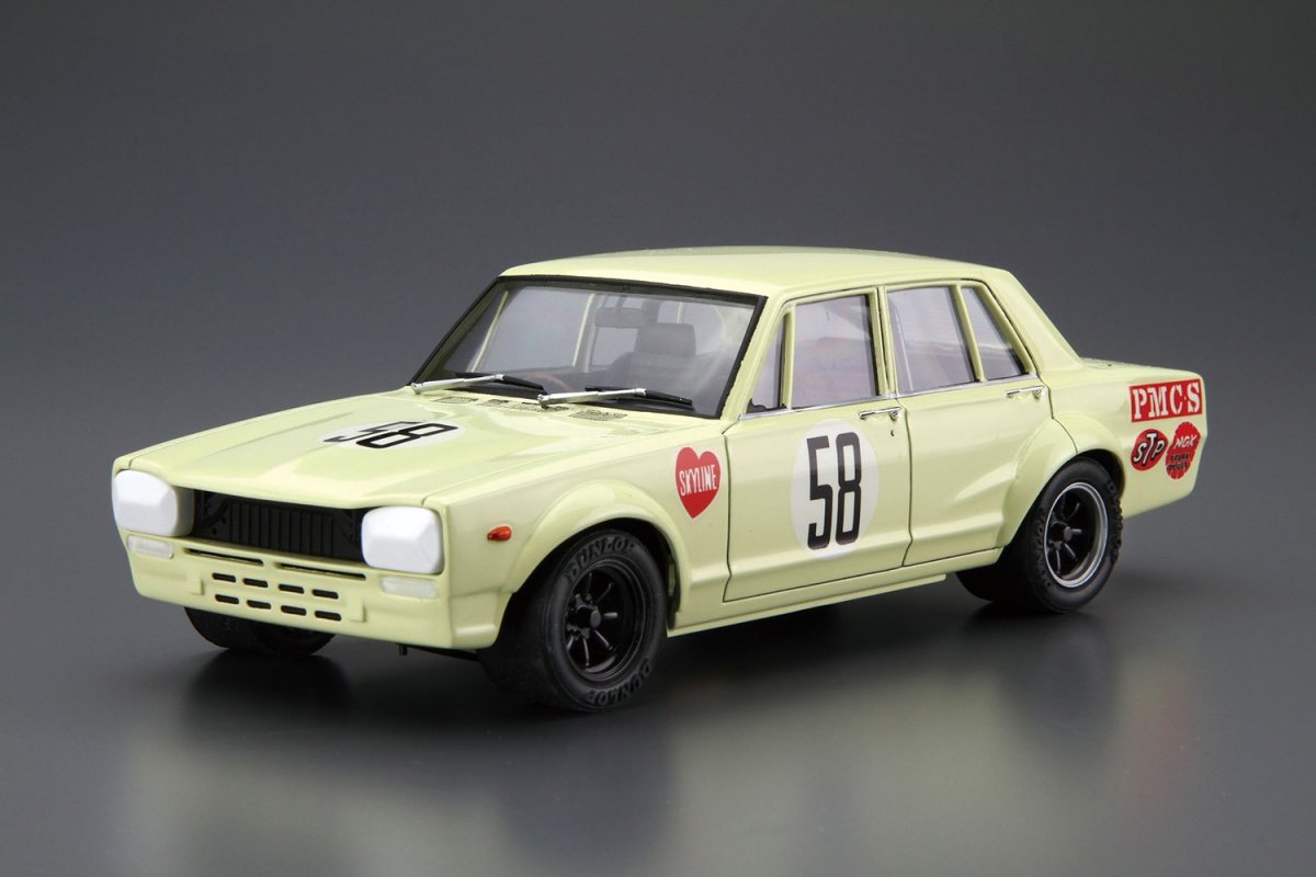 Aoshima 05523 Nissan PGC10 Skyline 2000GT-R JAF Grand Prix 70 1/24 – Bild 2