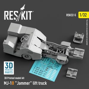 RESKIT RSK32-0005 MJ-1B "Jammer" lift truck (3D Printed model kit) 1/32