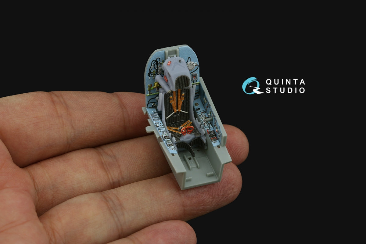 Intérieur imprimé en 3D et coloré sur papier décalcomanie pour Quinta Studio QD+48480 Su-17M4/Su-22M4 (Hobby Boss) (avec pièces en résine imprimées en 3D) 1/48 – image 10