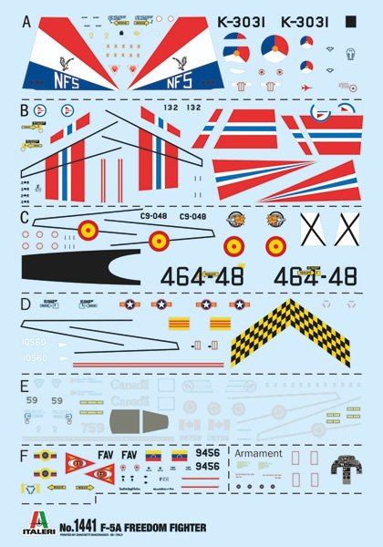 Italeri 1441 F-5A Freedom Fighter 1/72 – image 3