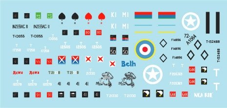 Star Decals 72-A1064 ANZAC # 1 New Zealand and Australian tanks and AFVs in Africa and Middle East WW2. 1/72 – zdjęcie 3