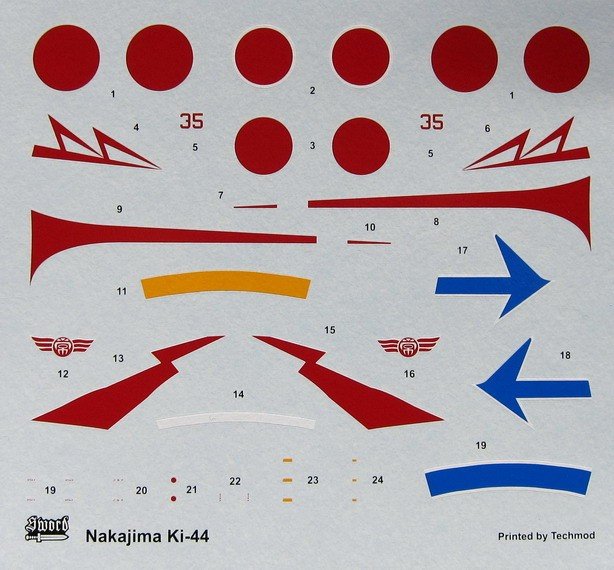Sword 72047 KI 44 II Shóki (Tojo) 1/72 – zdjęcie 3