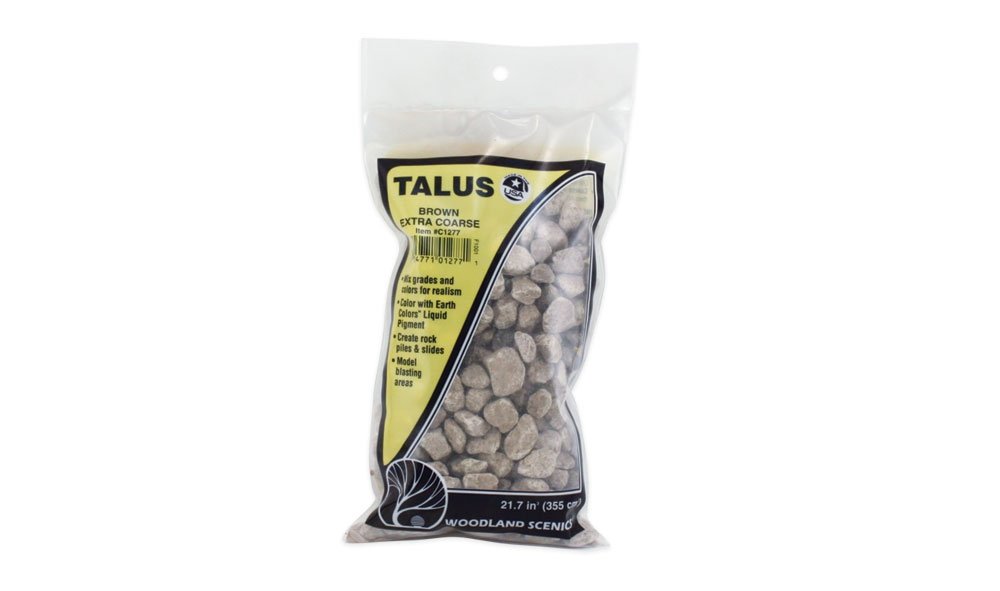 Woodland Scenics WC1277 Extra Coarse Brown Talus - kruszywo skalne bardzo grube brązowe – zdjęcie 2