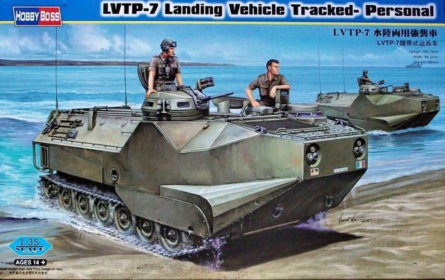 Hobby Boss 82409 LVTP-7 Véhicule d&amp;#39;atterrissage chenillé - Personnel (1/35)