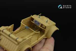 Intérieur imprimé et coloré en 3D sur papier décalcomanie (Tamiya) (avec pièces en résine imprimées en 3D) Quinta Studio QD+35141 Kubelwagen Type 82, échelle 1/35 – imagen 9