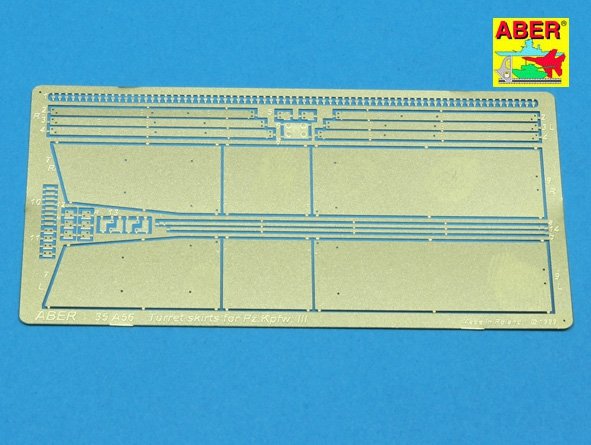 Aber 35A056 Turret covers for PzKpfw III (1/35)