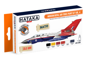 Coffret de peinture Hataka HTK-CS85 Modern Royal Air Force vol. 4 (6x17ml)