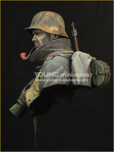 Young Miniatures YM1857 Soldat d&amp;#39;assaut allemand Première Guerre mondiale 1/10 – imagen 5