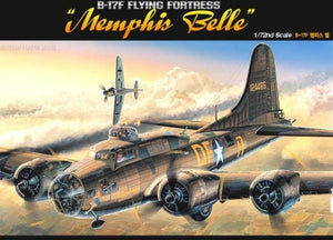 Maquette Academy 12495 B-17 F Flying Fortress Memphis Belle (1/72)