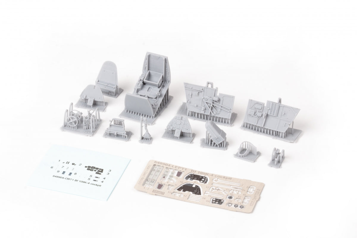 Maquette Eduard 648904 Bf 109K-4 cockpit (impression) Eduard 1/48