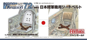 Fine Molds NA03 Ensemble de ceintures de sécurité pour avions IJA 1/72