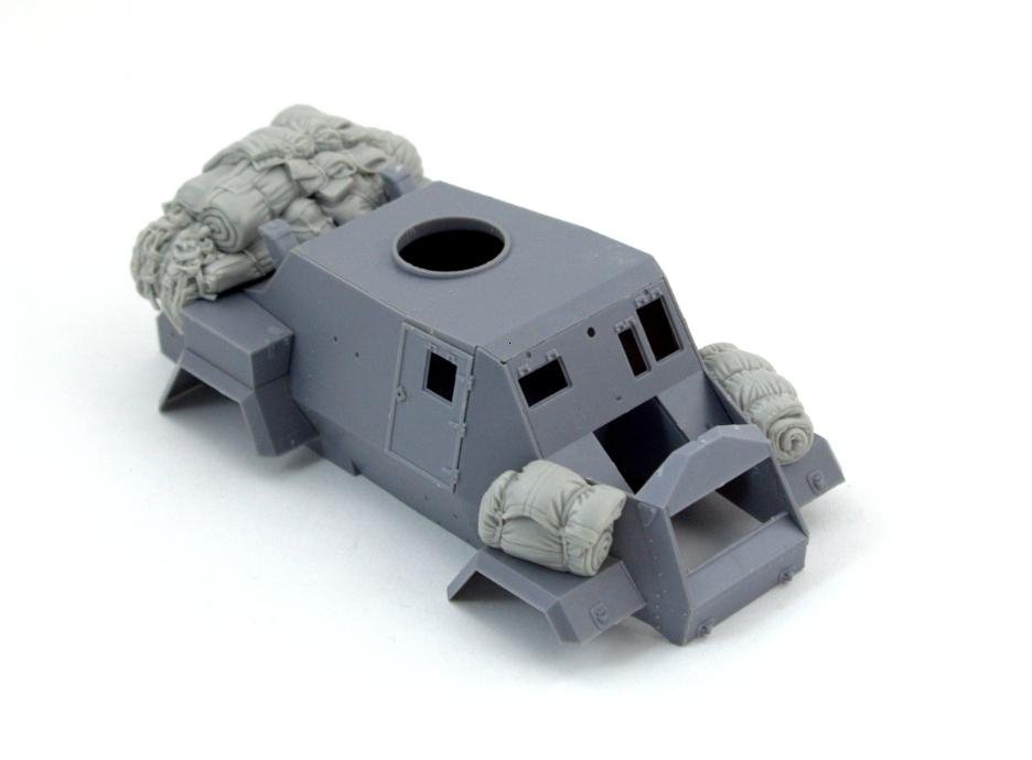 Ensemble de rangement Panzer Art RE35-473 pour voiture de reconnaissance légère « Otter » au 1/35