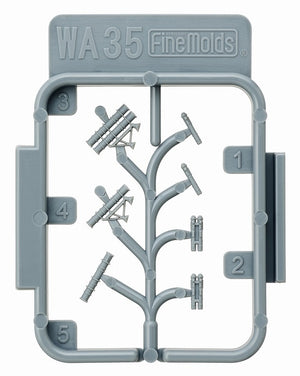 Fine Molds WA35 Anti-Ship Missile &amp;amp; Surface Vessel Torpedo Tubes for Modern Ships 1/700 – image 2
