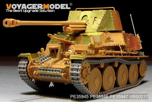 Maquette Voyager PE35945 Chasseur de chars allemand Marder III (Sd.Kfz.139) de la Seconde Guerre mondiale, à base de la maquette TAMIYA 35248 au 1/35 – Bild 3