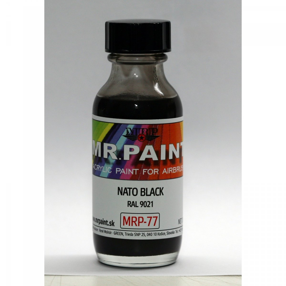 Peinture MR. Paint MRP-077 Noir OTAN Véhicule blindé moderne 30 ml – immagine 2